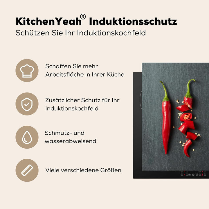 KitchenYeah© Herdabdeckplatte Einteilig Induktionsmatte Küche Abdeckung Ceranfeld Herd Abdeckplatte
