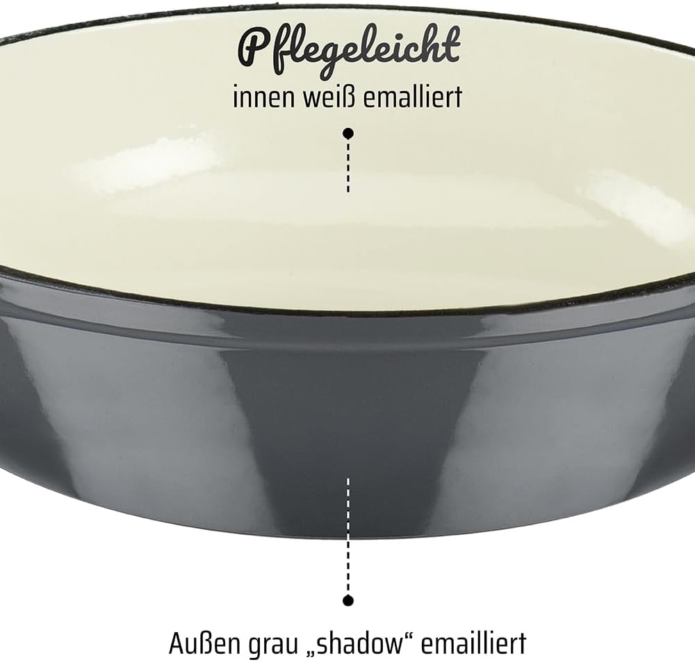 Schmortopf Grey Shadow 30cm Grau 30cm, Grau 30cm