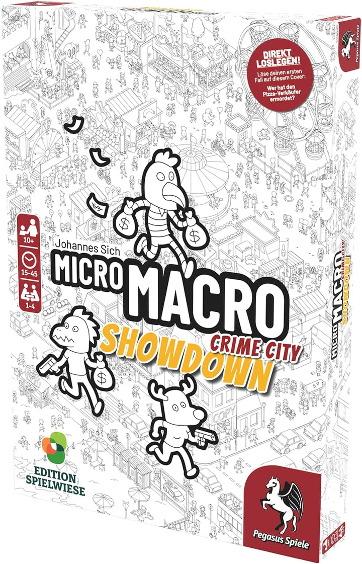 Pegasus Spiele MicroMacro: Crime City 4 – Showdown (Edition Spielwiese)