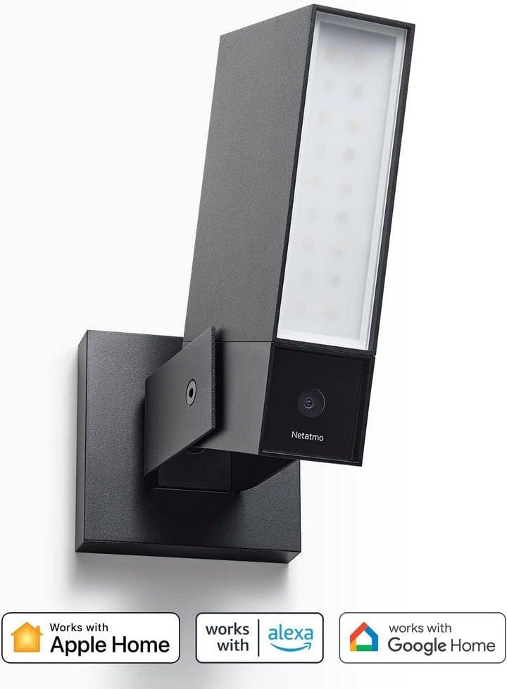 Netatmo Smarte Überwachungskamera Aussen, Wlan, Integrierte Beleuchtung , Bewegungserkennung, Nachts