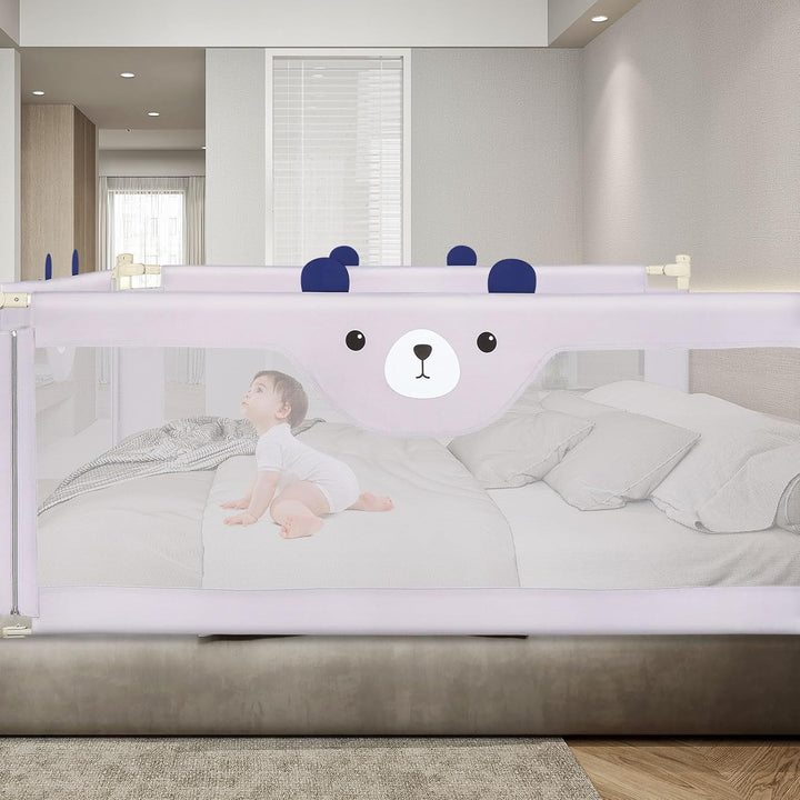 Kedia Bettgitter, Bettschutzgitter für Kinder Rausfallschutz Bett, Rausfallschutz Kinderbett, Bettgi