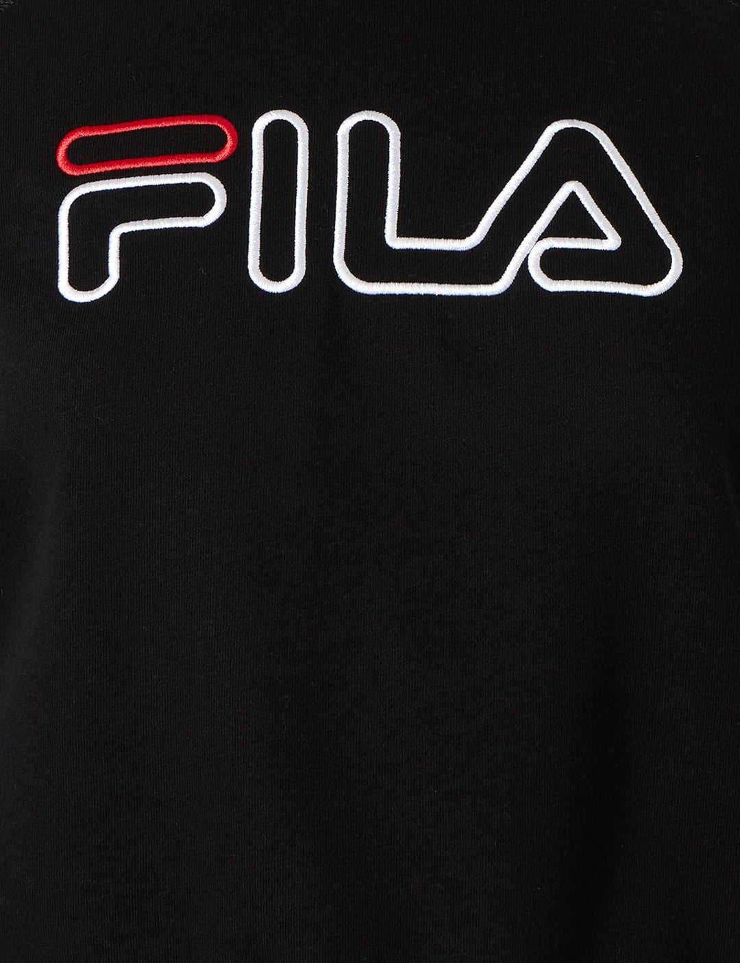 FILA Damen Sarena Cropped Kapuzenpullover M Schwarz, M Schwarz