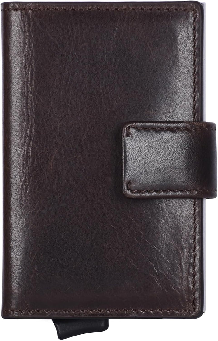 Maitre - birkheim c-Three Kreditkartenetui aus Leder - Kartenhalter für bis zu 6 Karten, Münzfach, D