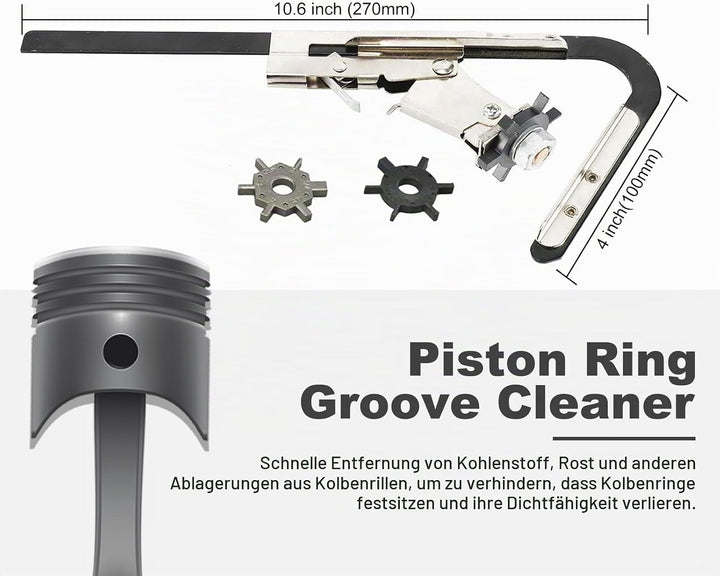 FreeTec Kolbenringspannband Satz Kolbenring Spannband Kolben Ring Zange Werkzeug Satz