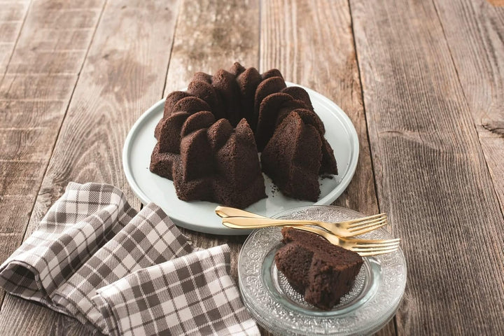 NordicWare Vintage Star Cake Pan, Aluminium, Silber, 25,4 x 25,4 x 12,7 cm, 1 Einheiten