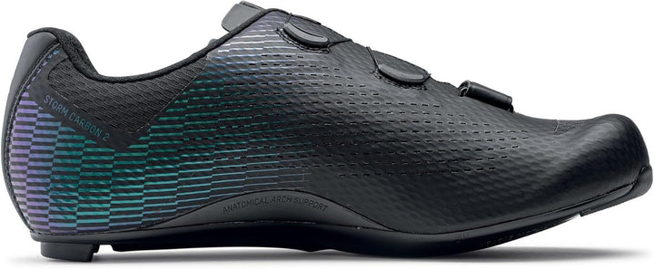 Northwave Herren Storm Carbon 2 Turnschuhe 36 EU Black Iridescent, 36 EU Black Iridescent
