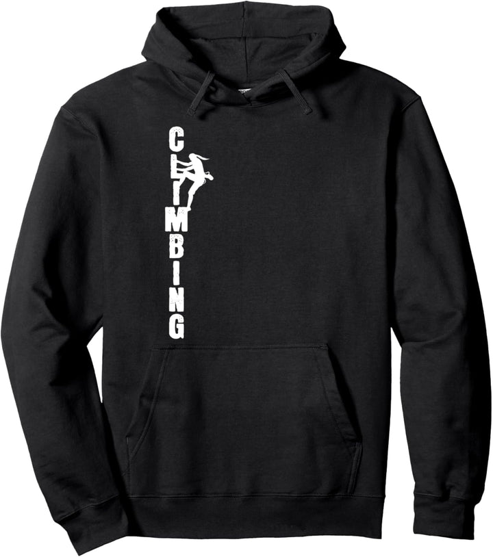 Klettern Bergsteiger Vintage Pullover Hoodie