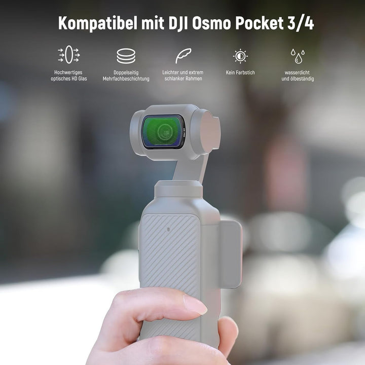 NEEWER Star Filter, Sternfilter kompatibel mit DJI Osmo Pocket 3 Creator Combo Zubehör, magnetisches