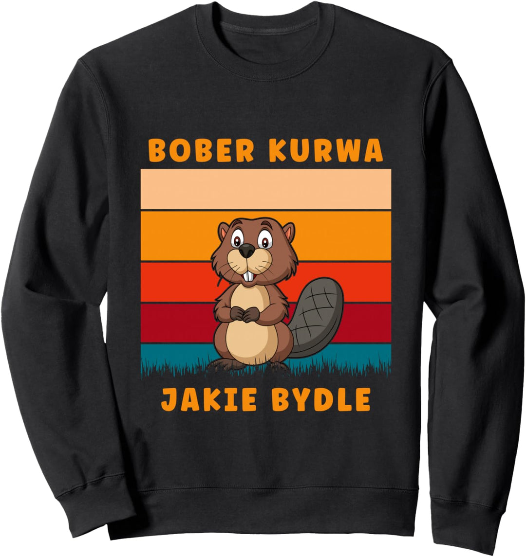 Kurwa Bober Meme Funny Design Sweatshirt