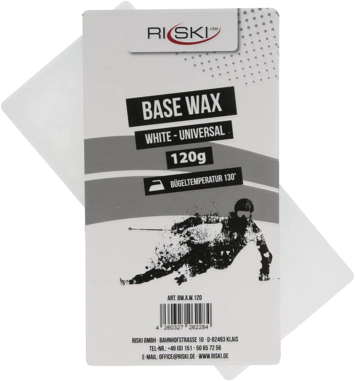 RiSki Skiwachs Set Base Wax Alpin gelb 120g + rot 120g + blau 120g + universal 120g
