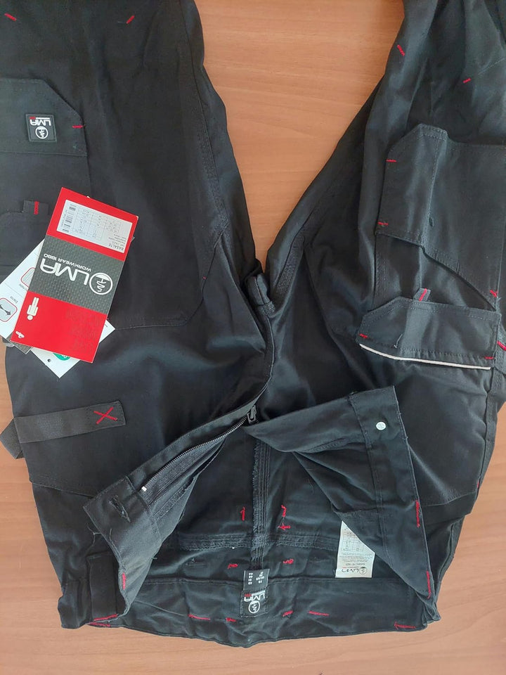 LMA Workwear 1425 BASALTE Stretch Hose, Grösse 56, Schwarz 56 Schwarz, 56 Schwarz
