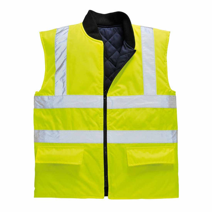 Portwest Warnschutz-Wendeweste , Grösse: 5XL, Farbe: Gelb, S469YER5XL 5XL lemontree, 5XL lemontree