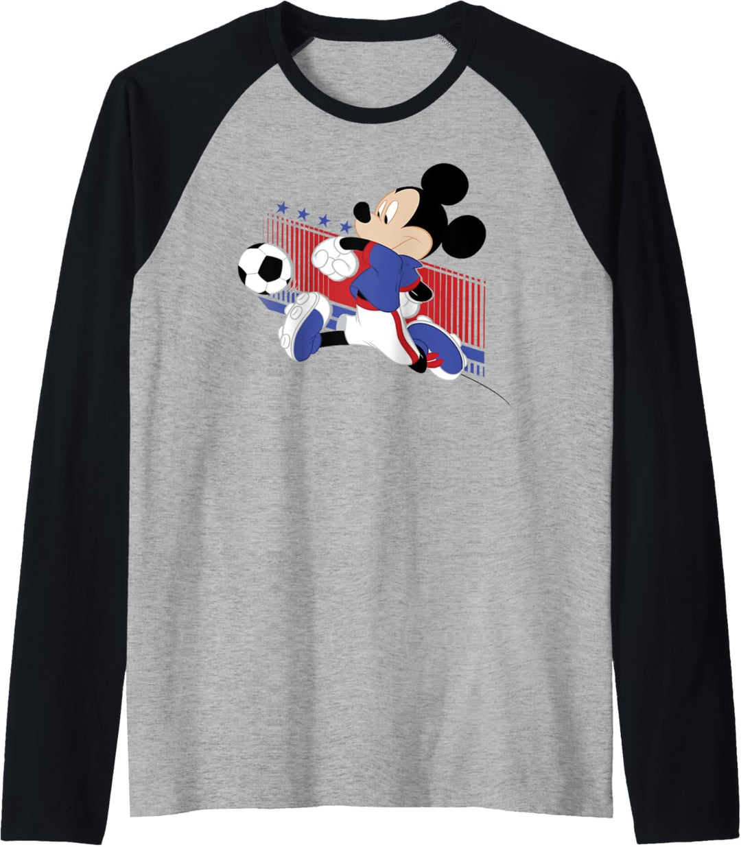 Disney Mickey And Friends USA Soccer Raglan