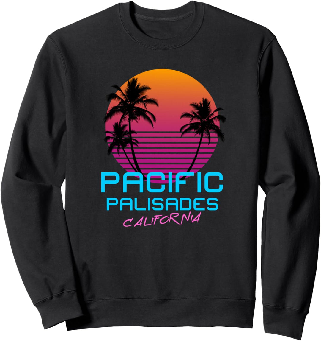 Pacific Palisades California Retro 80s Sweatshirt