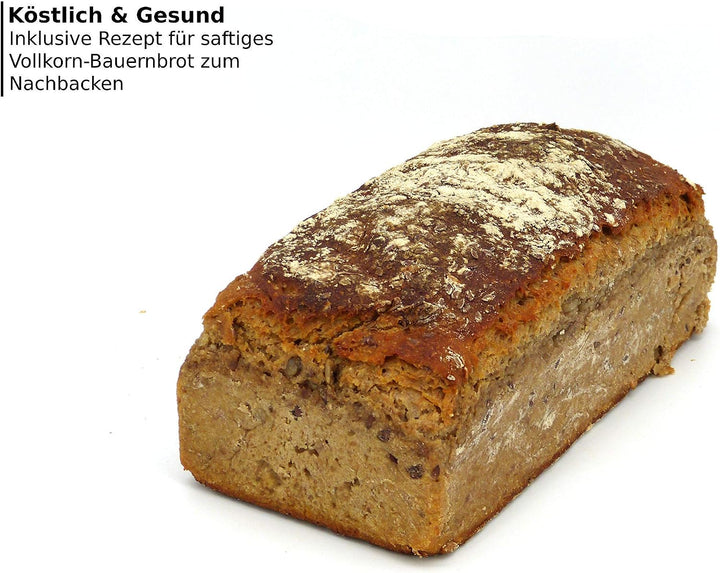Holzwerk Premium Brot-Backform aus hitzebeständigem massivem Ahorn-holz – hochwertiger Brot-Backrahm