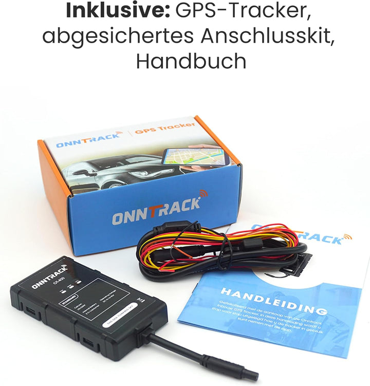 Onntrack 400 Einbau GPS-Tracker - Lebenslange kostenlose Tracking, für Auto, LKW, Wohnmobil, Echtzei