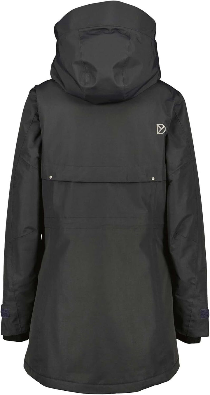 Didriksons Frida Parka 7 38 Schwarz, 38 Schwarz