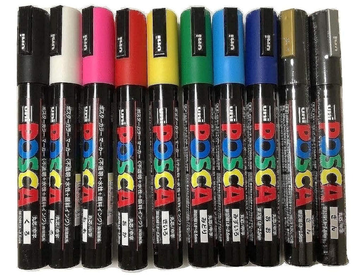POSCA Colouring PC-5M Marker, 10 Stück