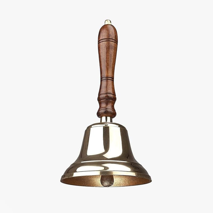 ACL Traditionelle Holzgriff Messingglocke | Last Order Bell mit Metallklöppel | Ideal für Hotel, Emp