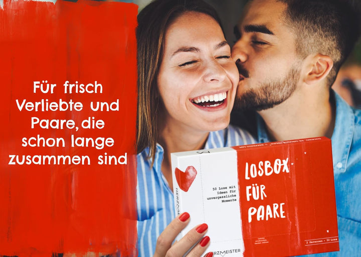 Losbox für Paare - Das Geschenk für unvergessliche Momente - 50 Lose mit Ideen für Spiel, Spass &amp; vi