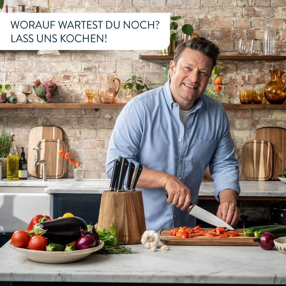 Jamie Oliver by Tefal K26703 Brotmesser 20 cm | hohe Schneideleistung | unverwechselbares Design | w