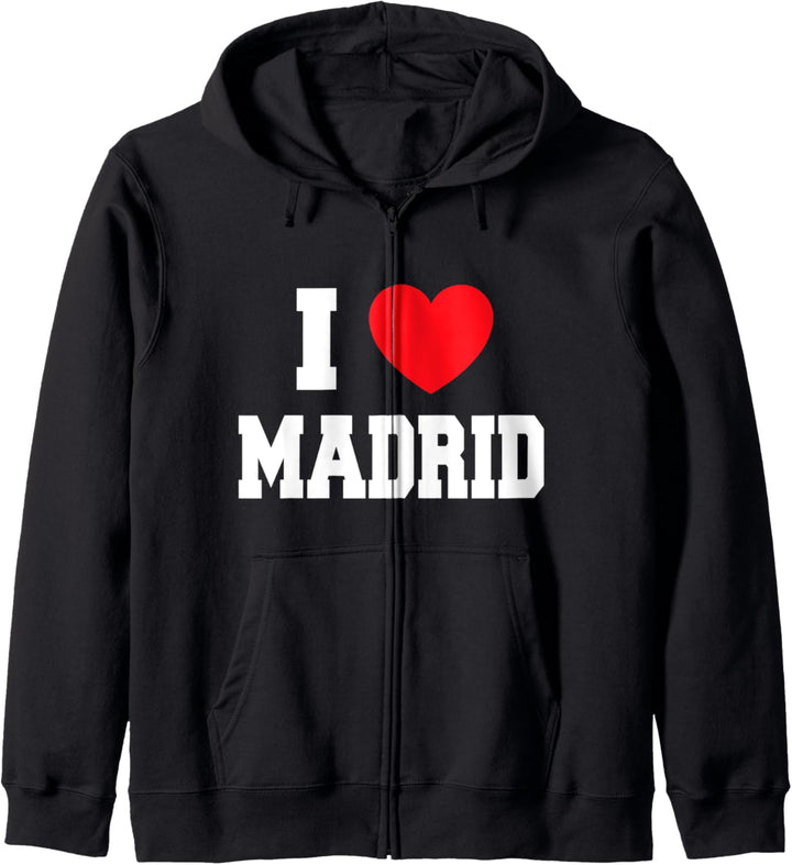 I Love Madrid Kapuzenjacke