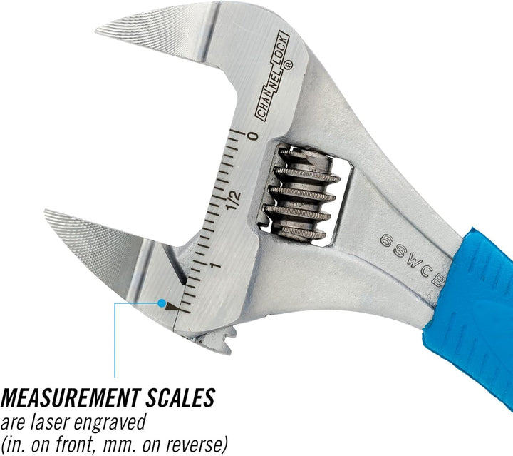 Channellock - 6 x extra dünne Backen-Schraubenschlüssel (6SWCB), 6