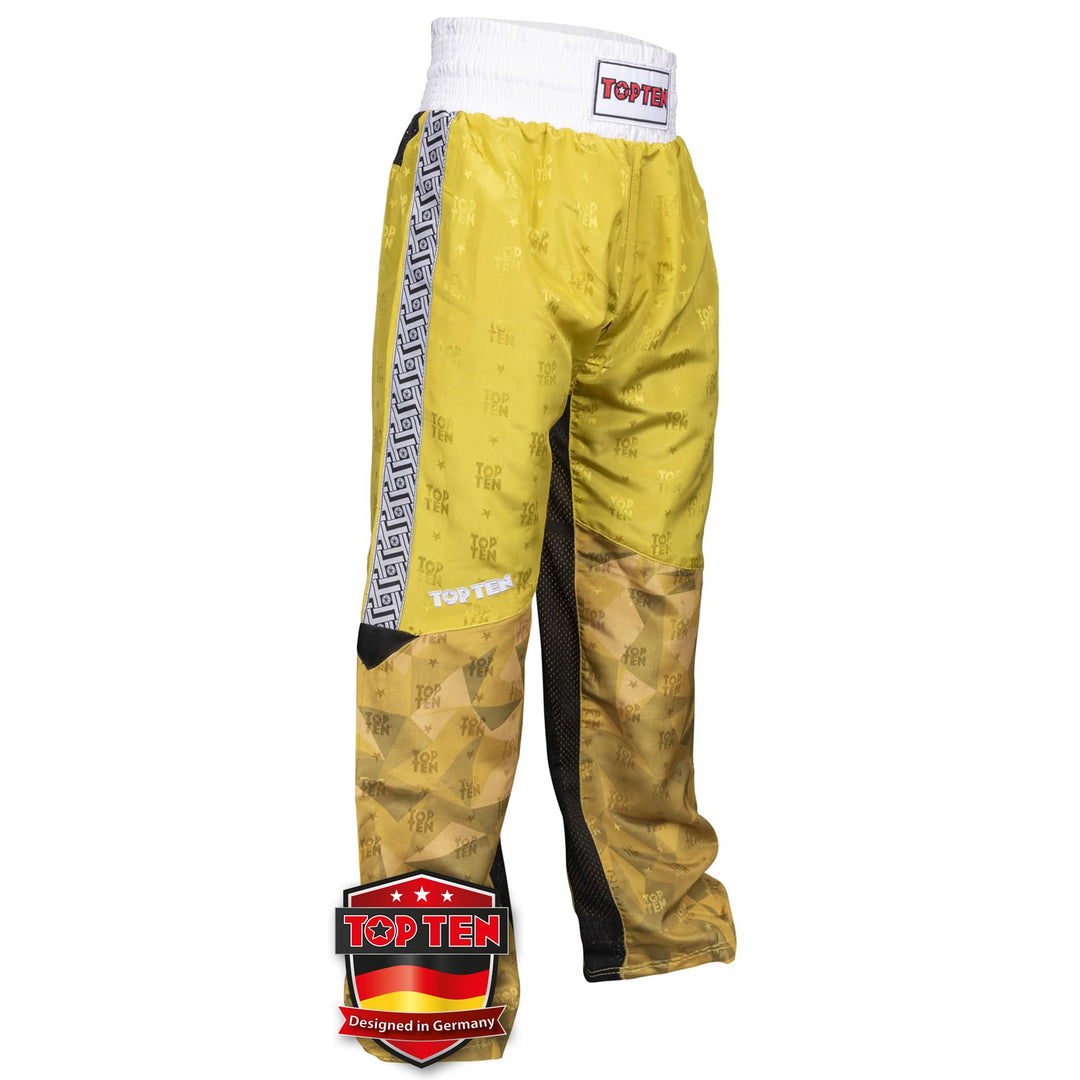 TopTen Kickboxhose „Prism“ Gelb XXL, Gelb XXL