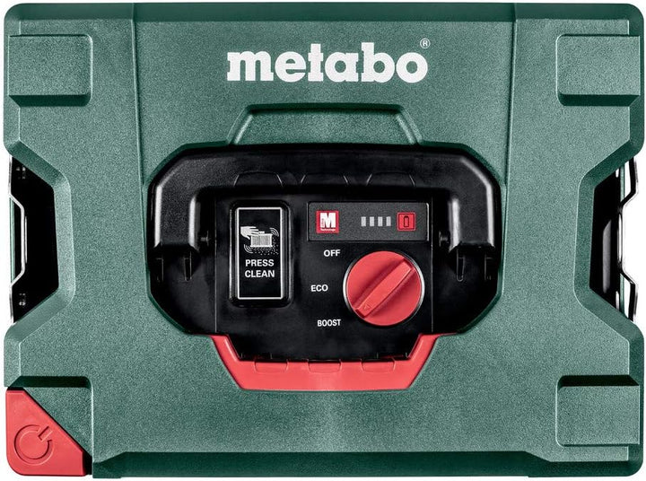 METABO Akku-Sauger AS 18 L PC (602021000); mit manueller Filterreinigung; Karton; 18V 2x5.2Ah Li-Ion