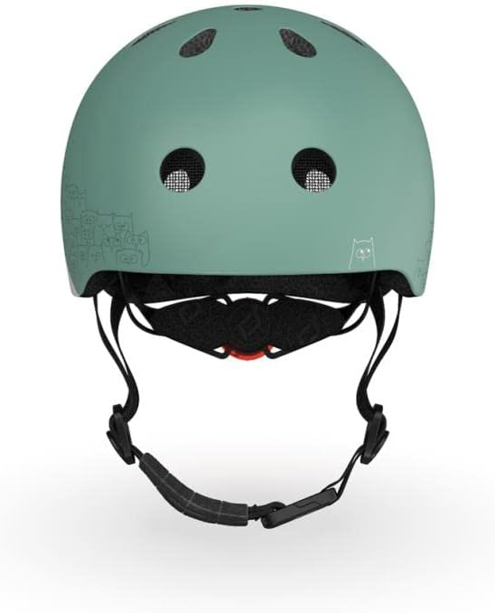Scoot&amp;Ride Unisex Jugend Helme XXS, Reflective Forest, S