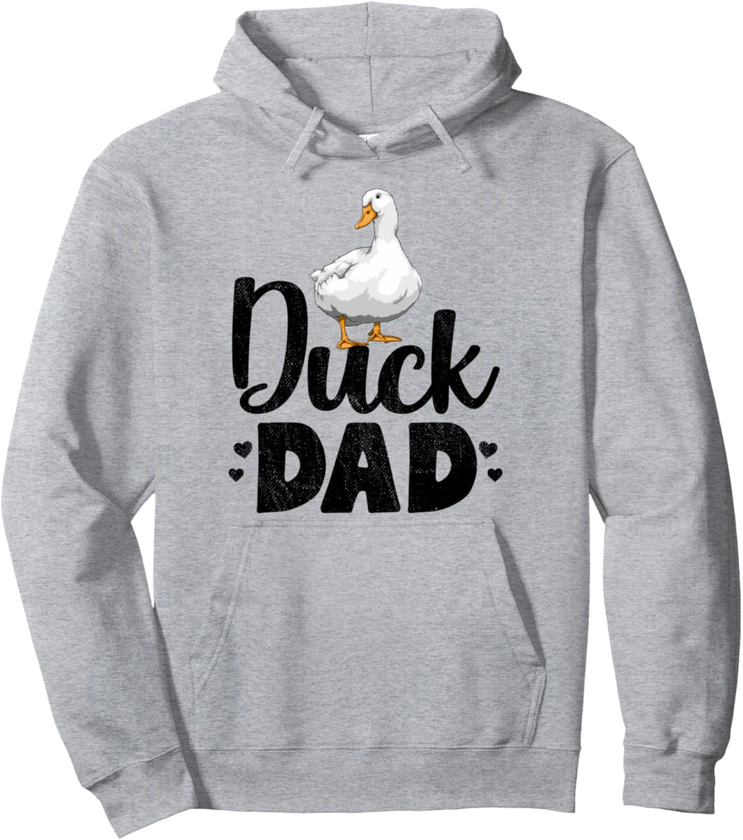 Duck Dad Funny Water Ducklings Gift Pullover Hoodie