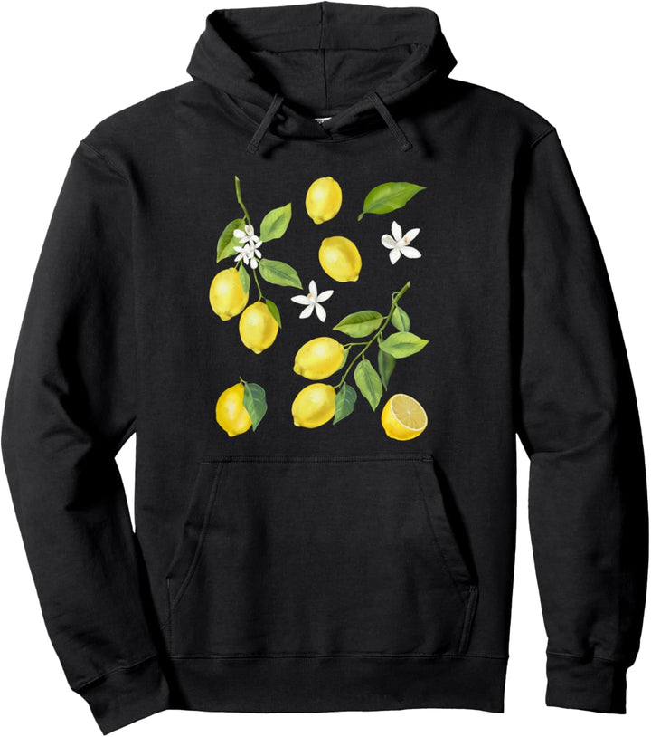 Sommer Zitrone Früchte Zitronen Pullover Hoodie