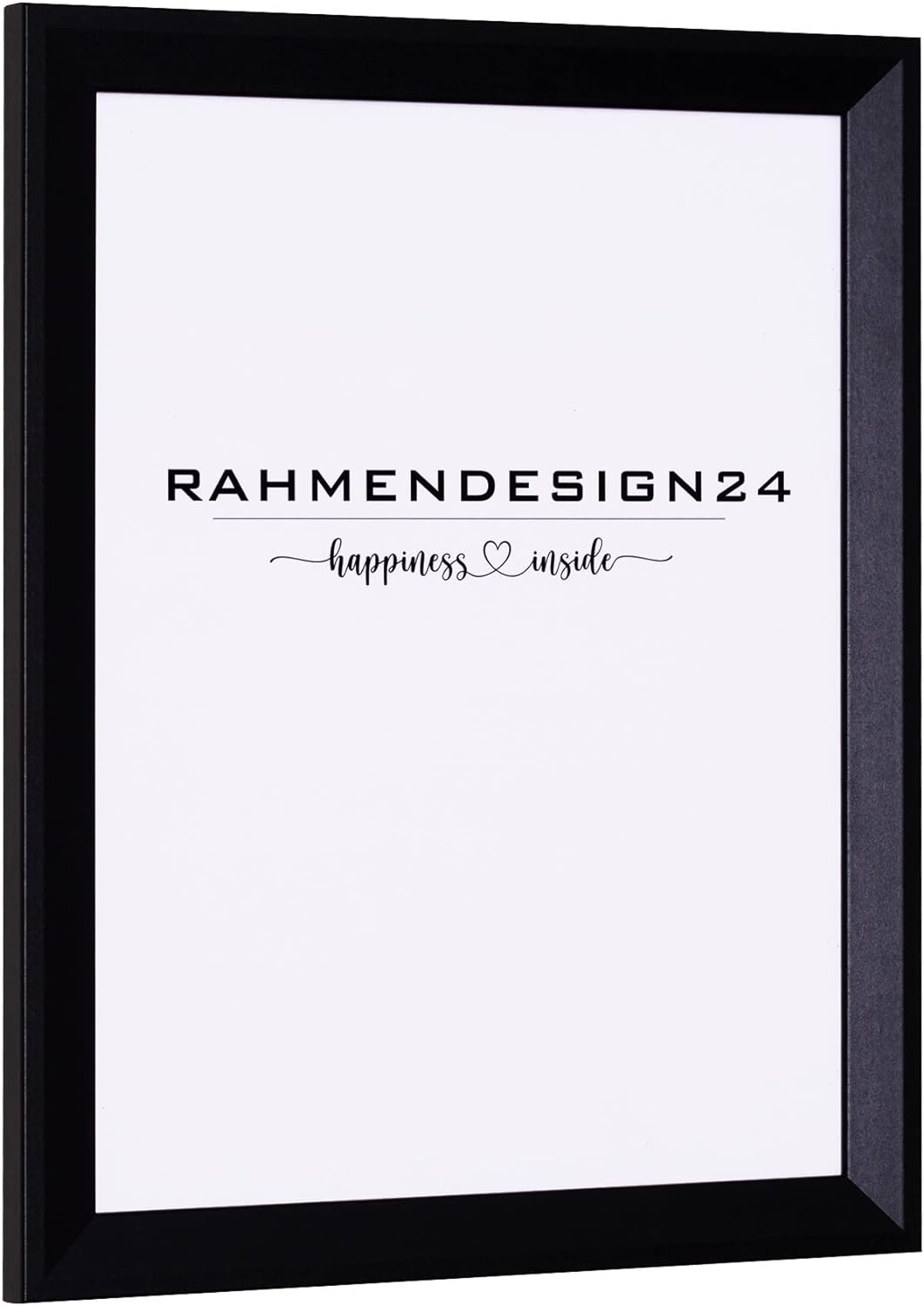 Rahmendesign24 Bilderrahmen Rio 60x90 Schwarz (matt) Fotorahmen, Wechselrahmen, Posterrahmen, Puzzle