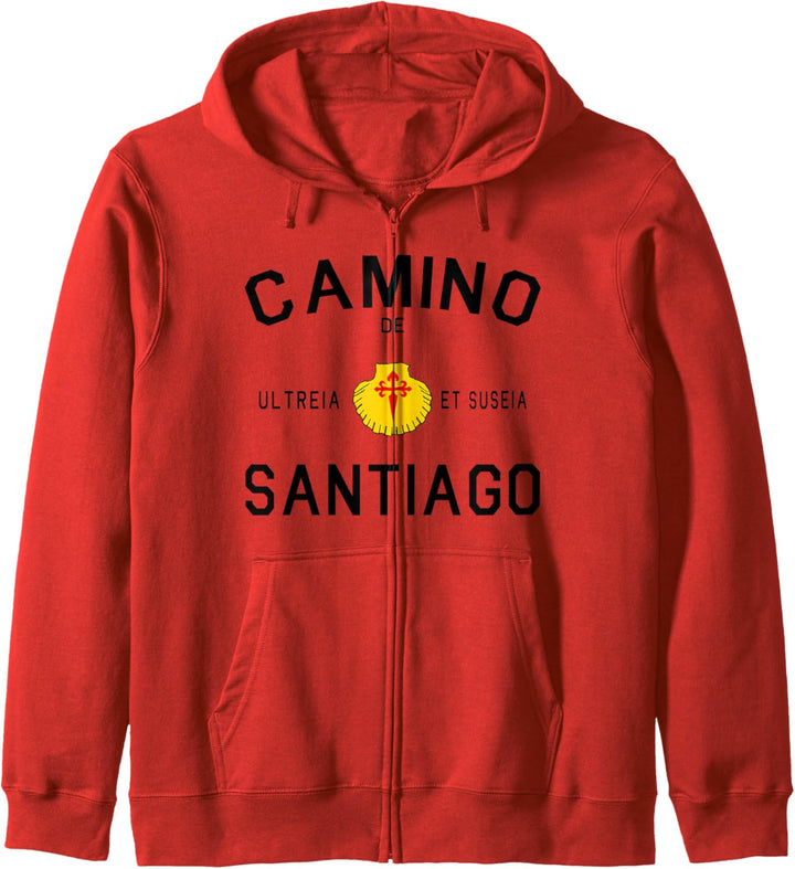 Camino de Santiago Jakobsweg Buen Camino Wandern Spanien Kapuzenjacke