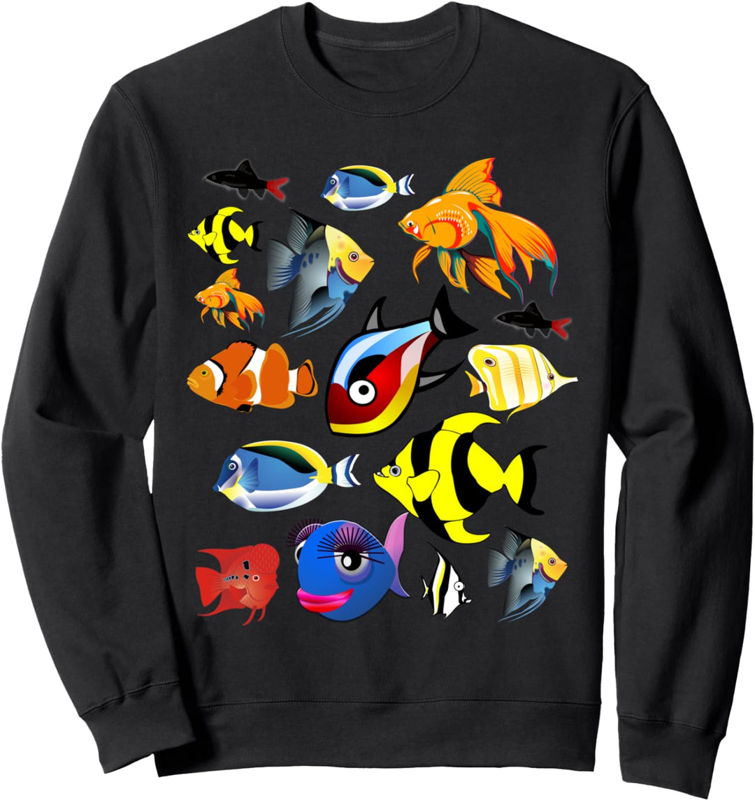 Fishkeeper T-Shirt Fish Tank Tropical Aquarium Fish Gift Sweatshirt