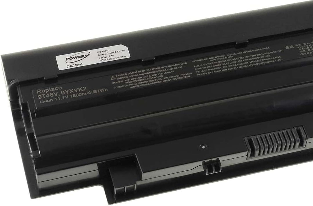 Akku für Dell Inspiron M501 6600mAh, 11,1V, Li-Ion