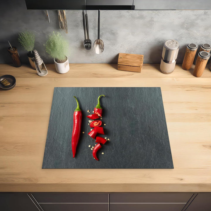 KitchenYeah© Herdabdeckplatte Einteilig Induktionsmatte Küche Abdeckung Ceranfeld Herd Abdeckplatte