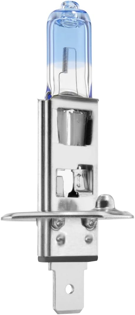 Bosch H1 Ultra White Halogen-Glühlampe für Auto-Scheinwerfer, 12 V 55 W, mit modernem weissem LED-Lo