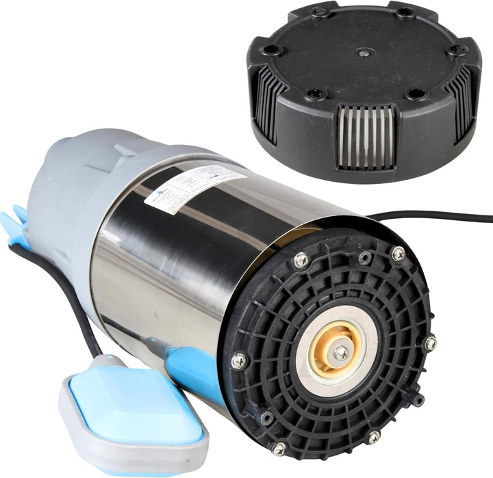 Tauchdruckpumpe FLOX 35P mit Schwimmerschalter (900 W, 6000 l/h, 35 m Förderhöhe) – Klarwasserpumpe