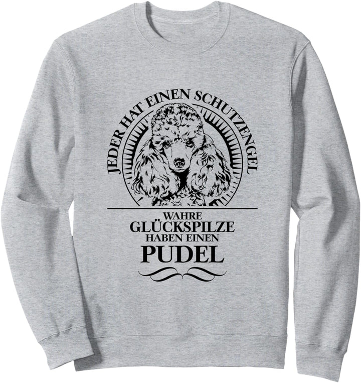 Pudel Schutzengel Hunde süsser Hund Hundespruch Sweatshirt