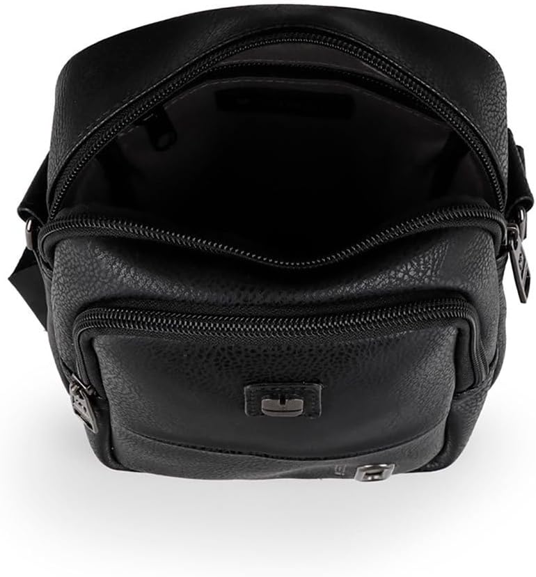 GABOL Herren Umhängetasche, Schwarz, Talla única