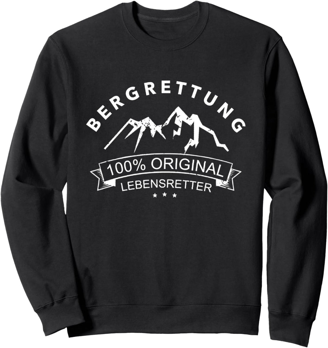 Bergretter Bergwacht Shirt I lustiges Bergsteiger Geschenk Sweatshirt