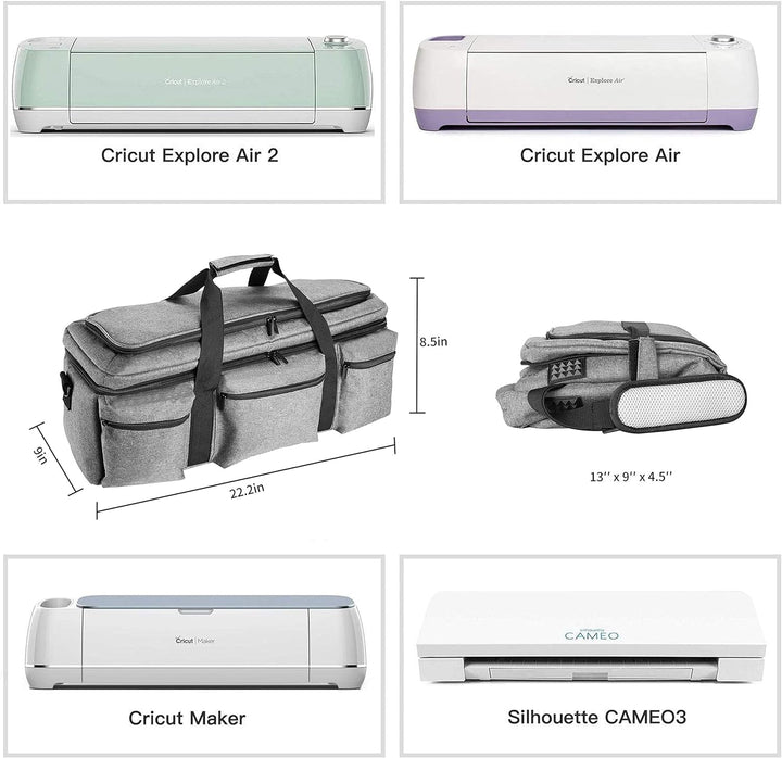 ProCase Tasche für Cricut Maker 3 Explore 3 Explore Air 2/Air Silhouette Cameo 4/3 Plotter Bag Robus