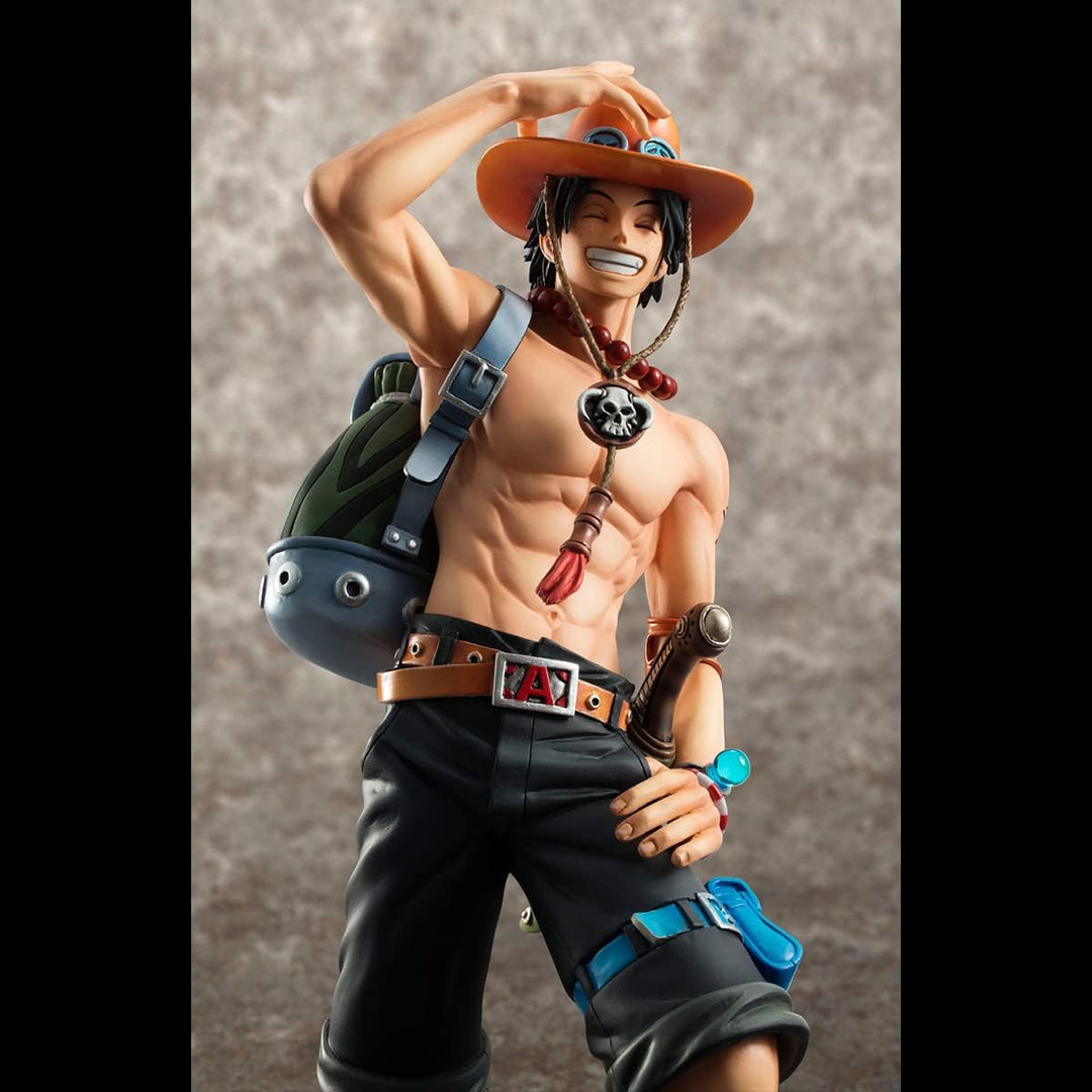 MegaHouse One Piece Portgas D.Ace 10th Limited Version, 23 cm Mehrfarbig, Mehrfarbig