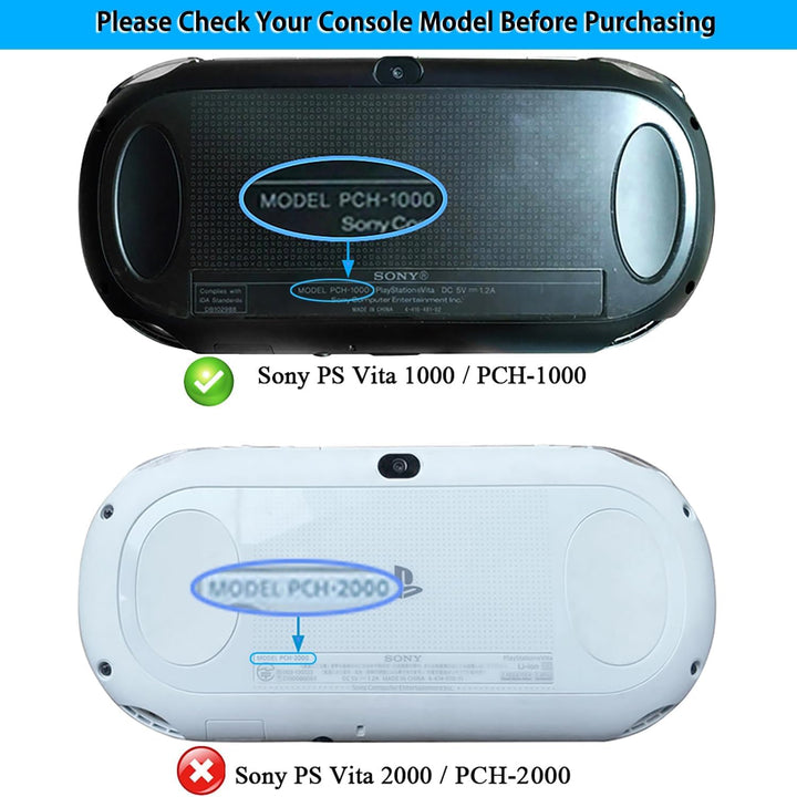 Link-e : Ergonomischer Support Controller Kompatibel mit der Sony PS Vita 1000 Konsole
