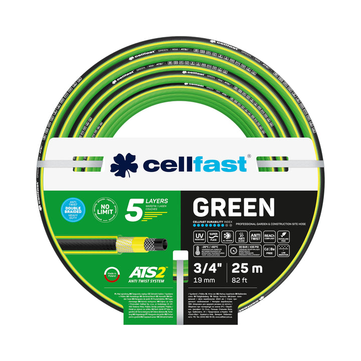 Cellfast Green ATS2 Gartenschlauch 3/4&