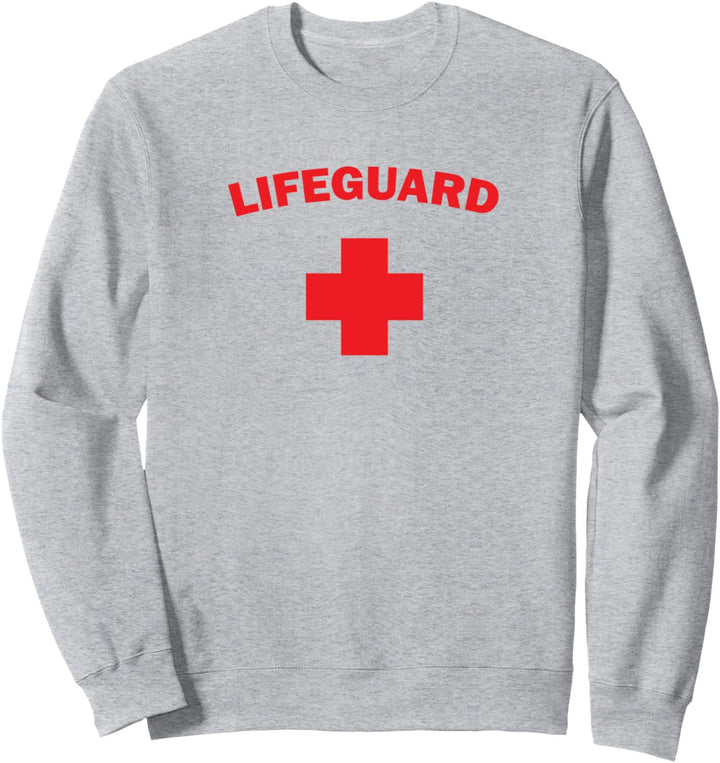 Lifeguard Red and White Light Sweatshirt