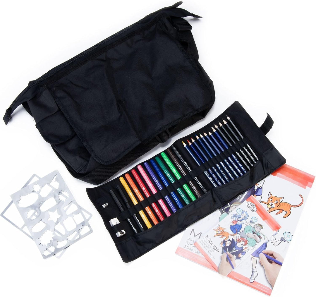 Royal &amp; Langnickel Manga Satchel Umhängetasche mit Manga-Atelierset, Manga