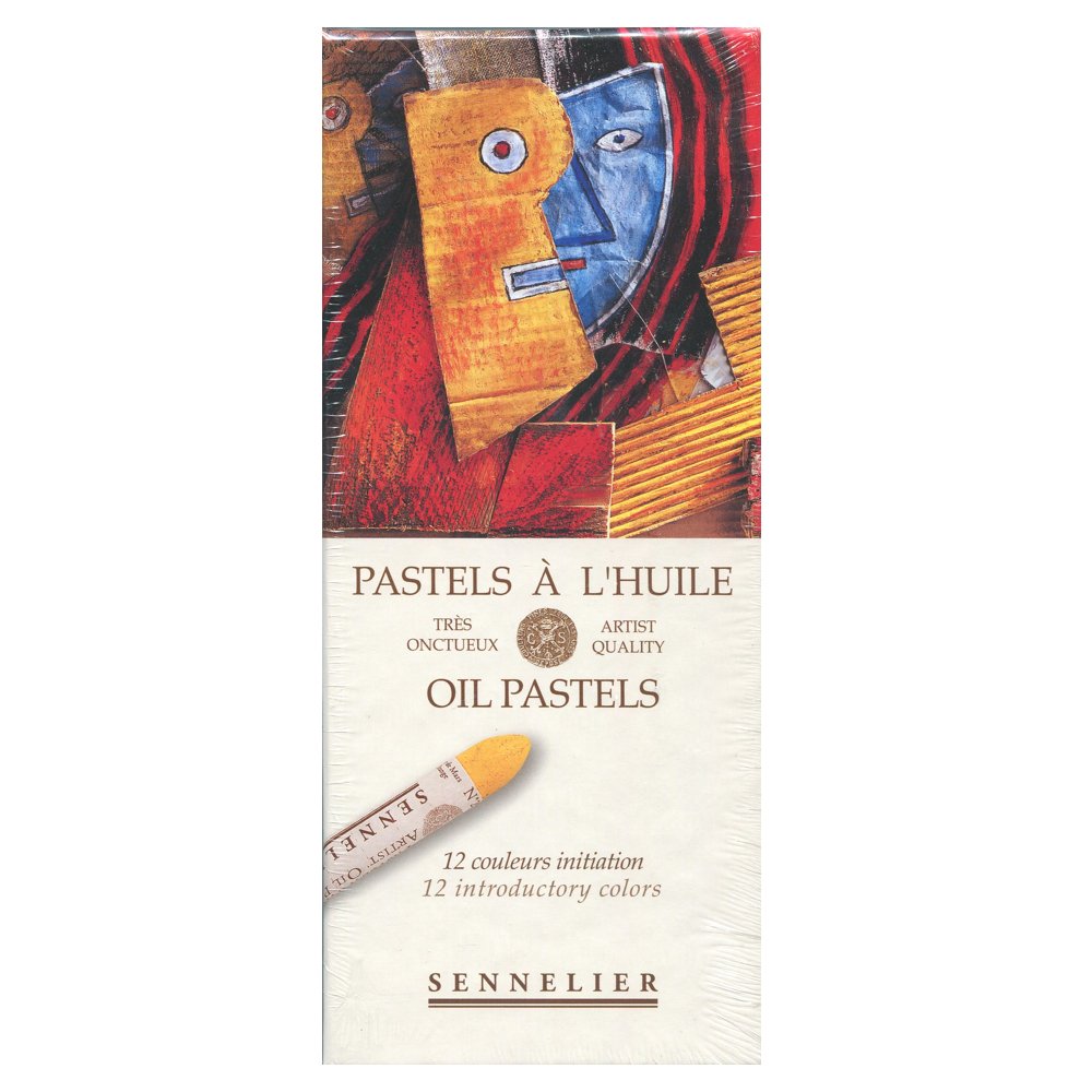 Sennelier Ölpastell-Set, 12 Stück (1 Stück), mehrfarbig 12 stück (1er Pack) mehrfarbig, 12 stück (1e