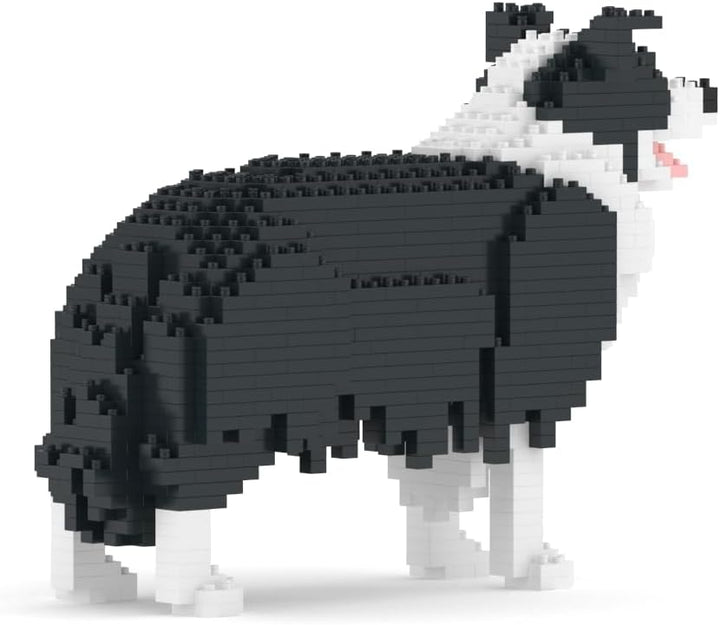 JEKCA | Border Collie 01S-M01 - Bausteine, Bausteine, Skulpturen zum Bauen, Sammeln, Perfekte Gesche